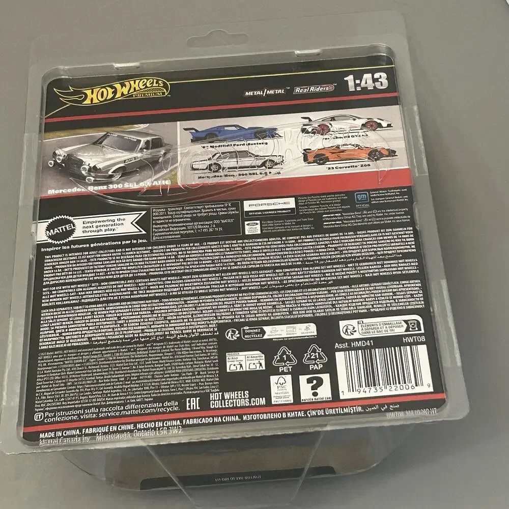 Hot Wheels Premium 2023 Mercedes Benz 300 Sel 6.8 AMG 1/43 Scale New Sealed